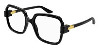 Montura de gafas Gucci Mujer GG1433O001-BLACK-BLACK-TRANSPARENT55 - GG1433O001-BLACK-BLACK-TRANSPARENT55